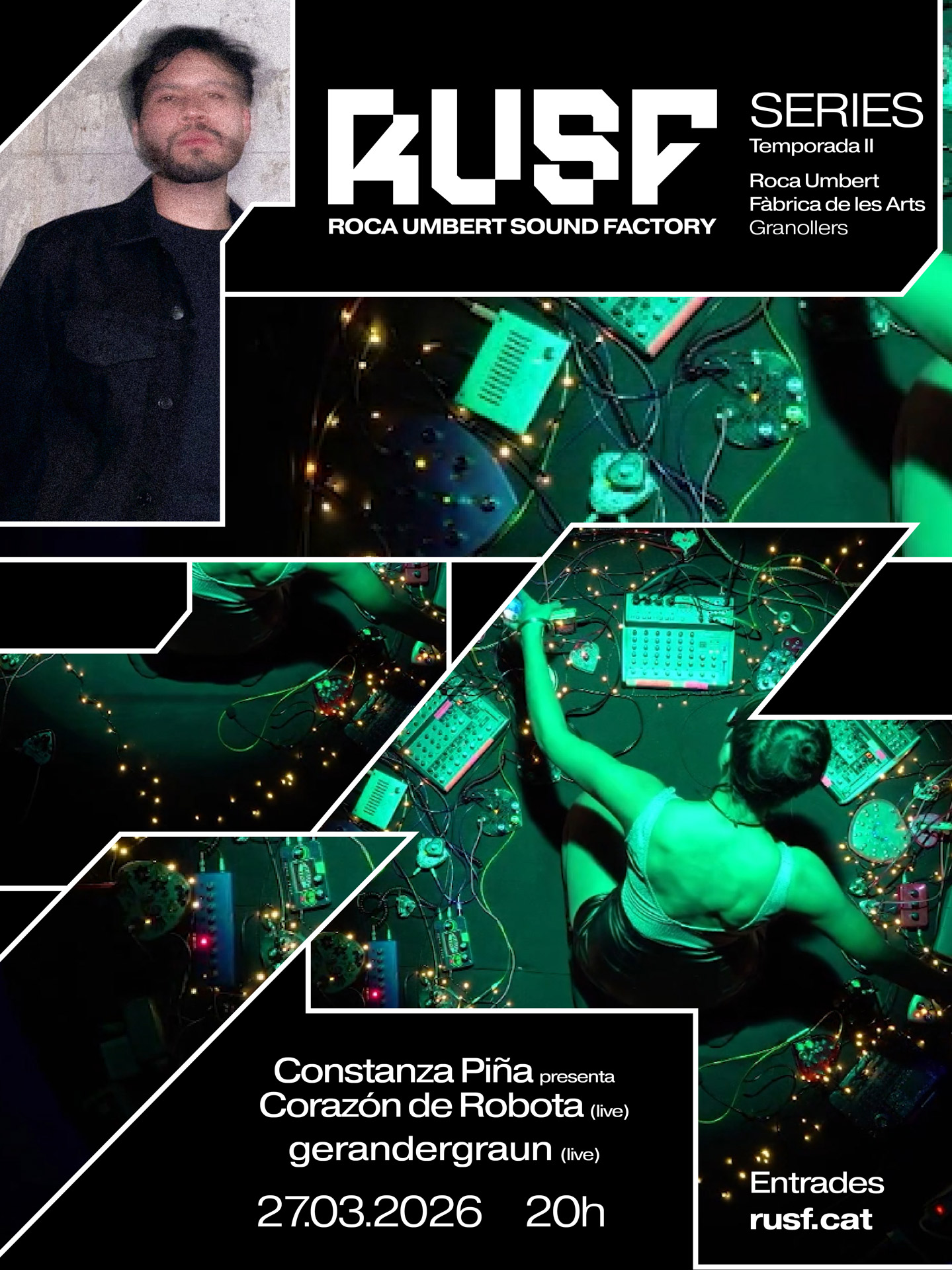 Constanza Piña presenta Corazón de Robota (live) + gerandergraun presenta “El subsuelo me habla” (live)